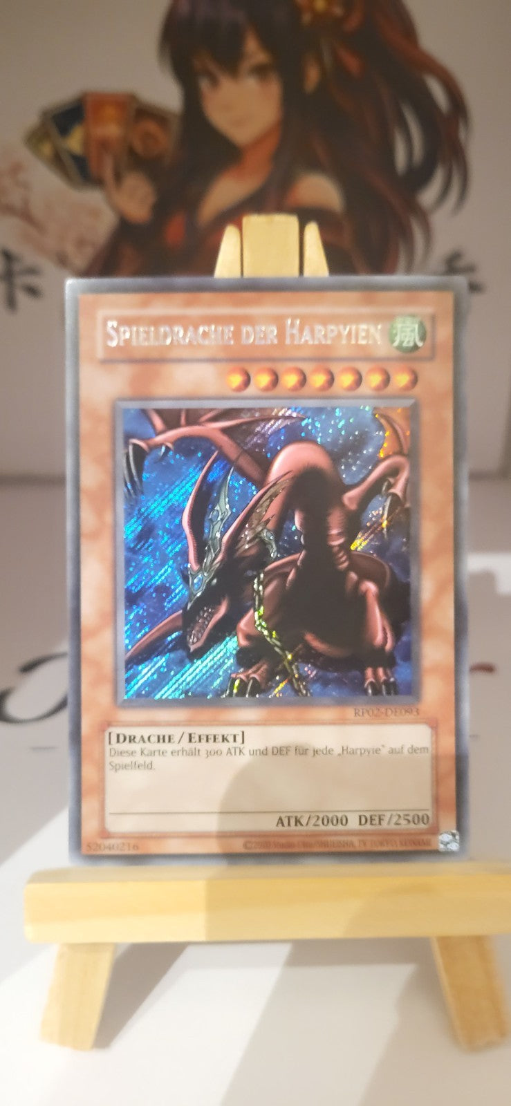 Yu-Gi-Oh! Spieldrache der Harpyien RP02-DE093 V.2 Secret Rare Deutsch Retro Pack