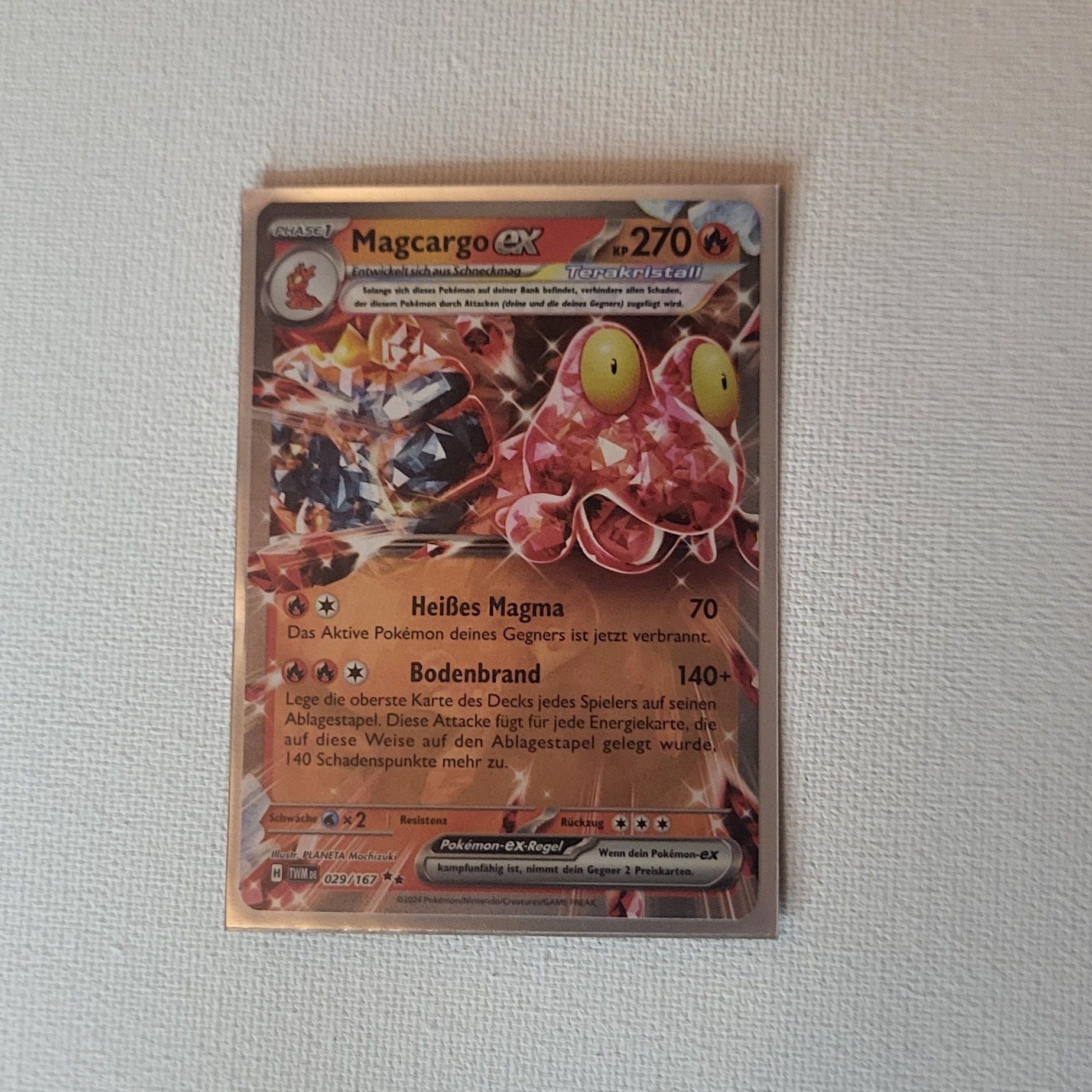 Pokémon – Magcargo ex – 025/167