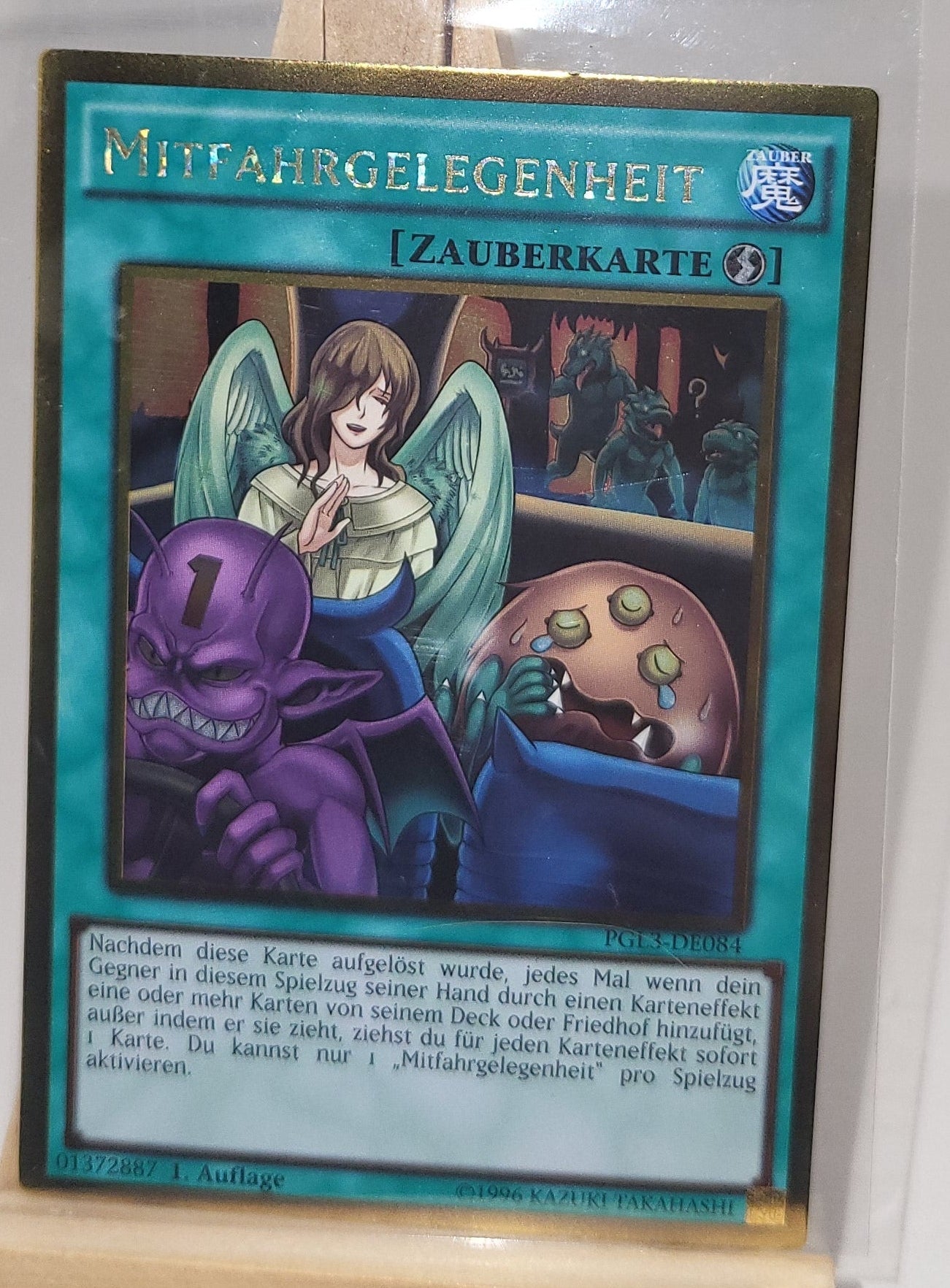 Yu-Gi-Oh! Mitfahrgelegenheit Gold Rare 1. Auflage PGL3-DE084