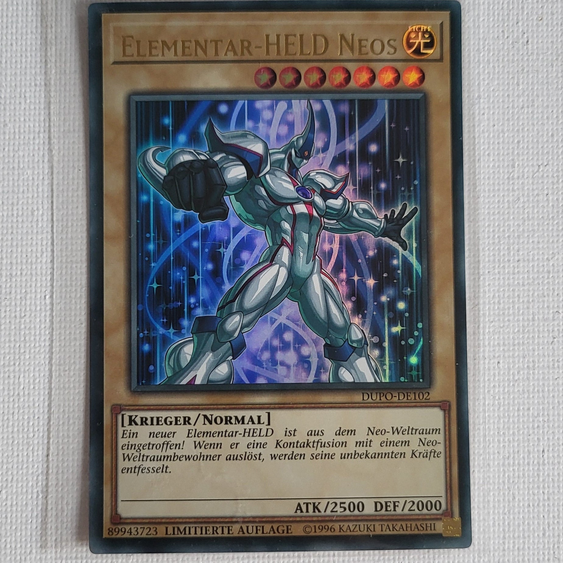 Yu-Gi-Oh! Elementar-HELD Neos (DUPO-DE102) – Near Mint