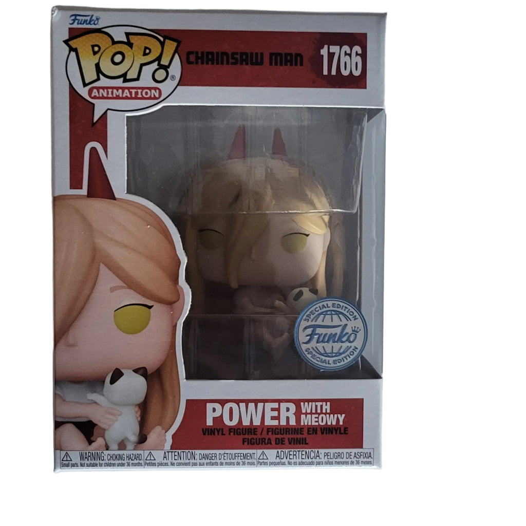 Funko Pop! Animation – Chainsaw Man – Power with Meowy (1766) – Special Edition – Neu & OVP