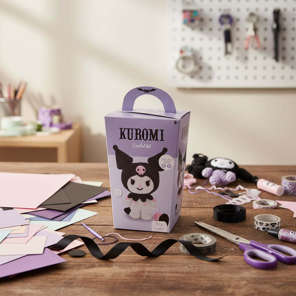Kuromi Häkelset – DIY Crochet Kit