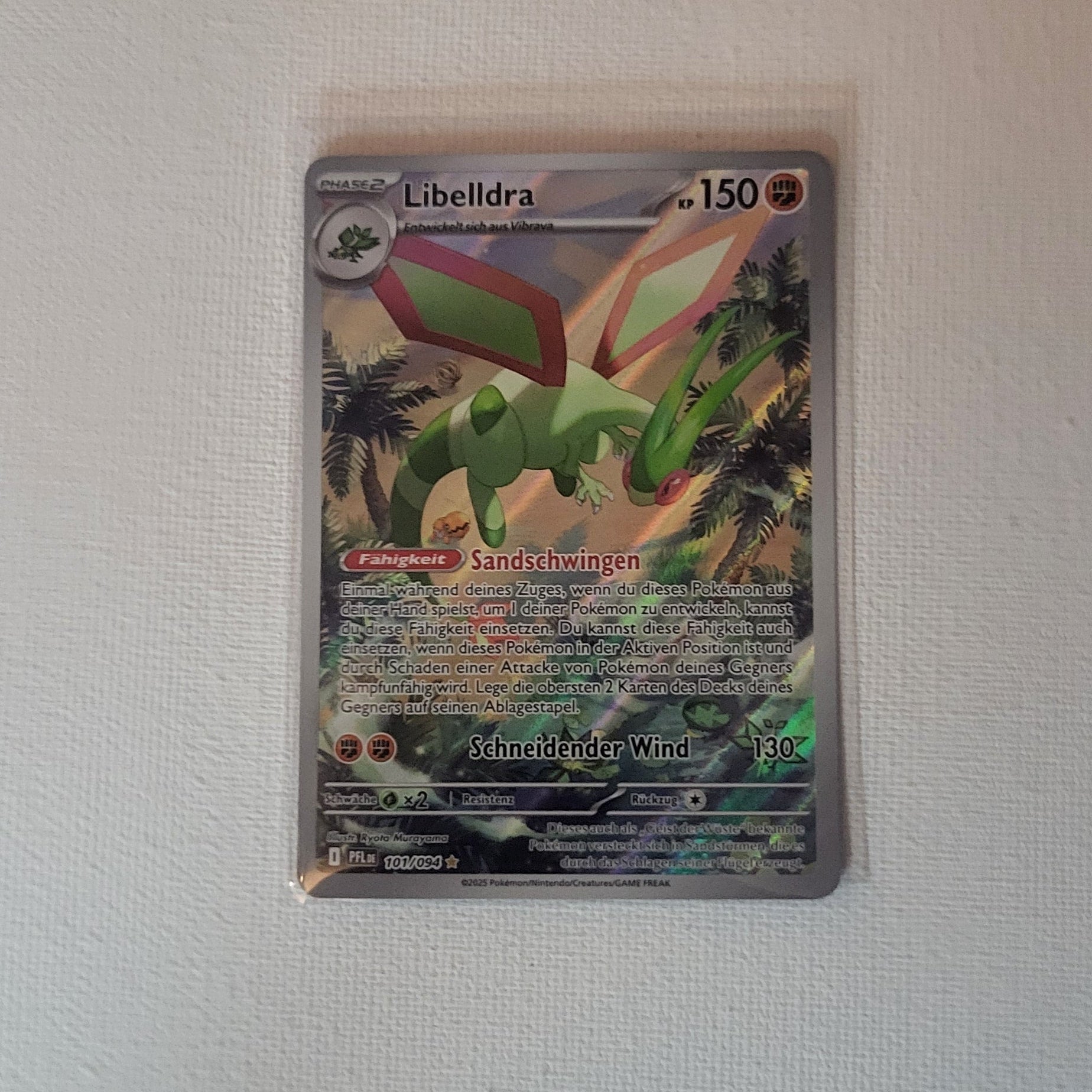 Pokémon – Libelldra 101/094 Illustration Rare – Fatale Flammen