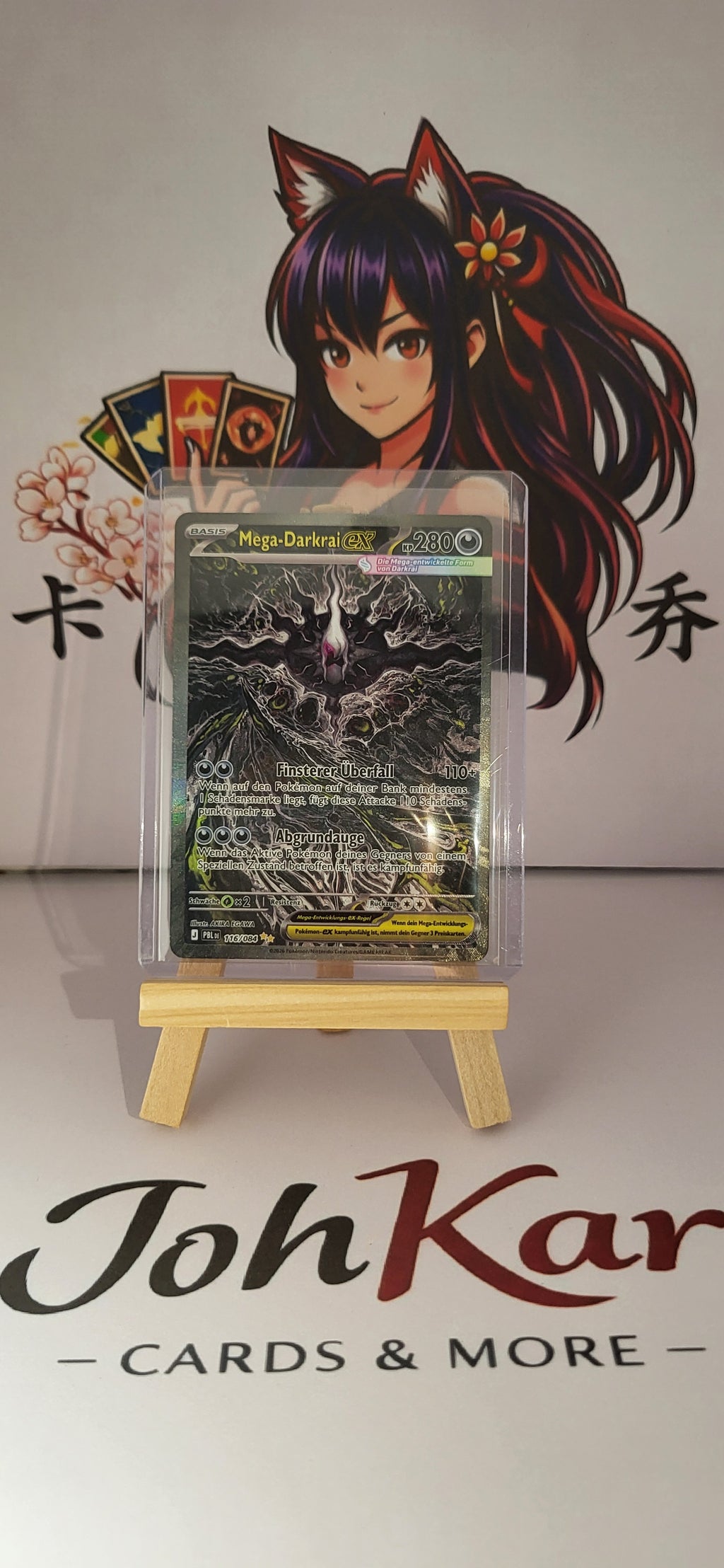 Pokémon Mega-Darkrai EX 116/084 – Full Art Secret Rare – Dunkelnacht – Near Mint – Deutsch