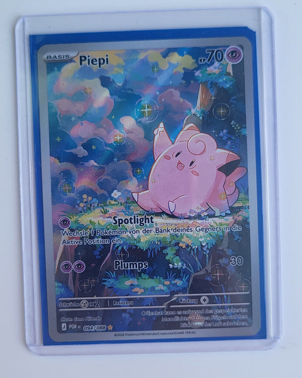 Piepi (POR 094/088) Illustration Rare Optimale Ordnung Deutsch NM Pokemon