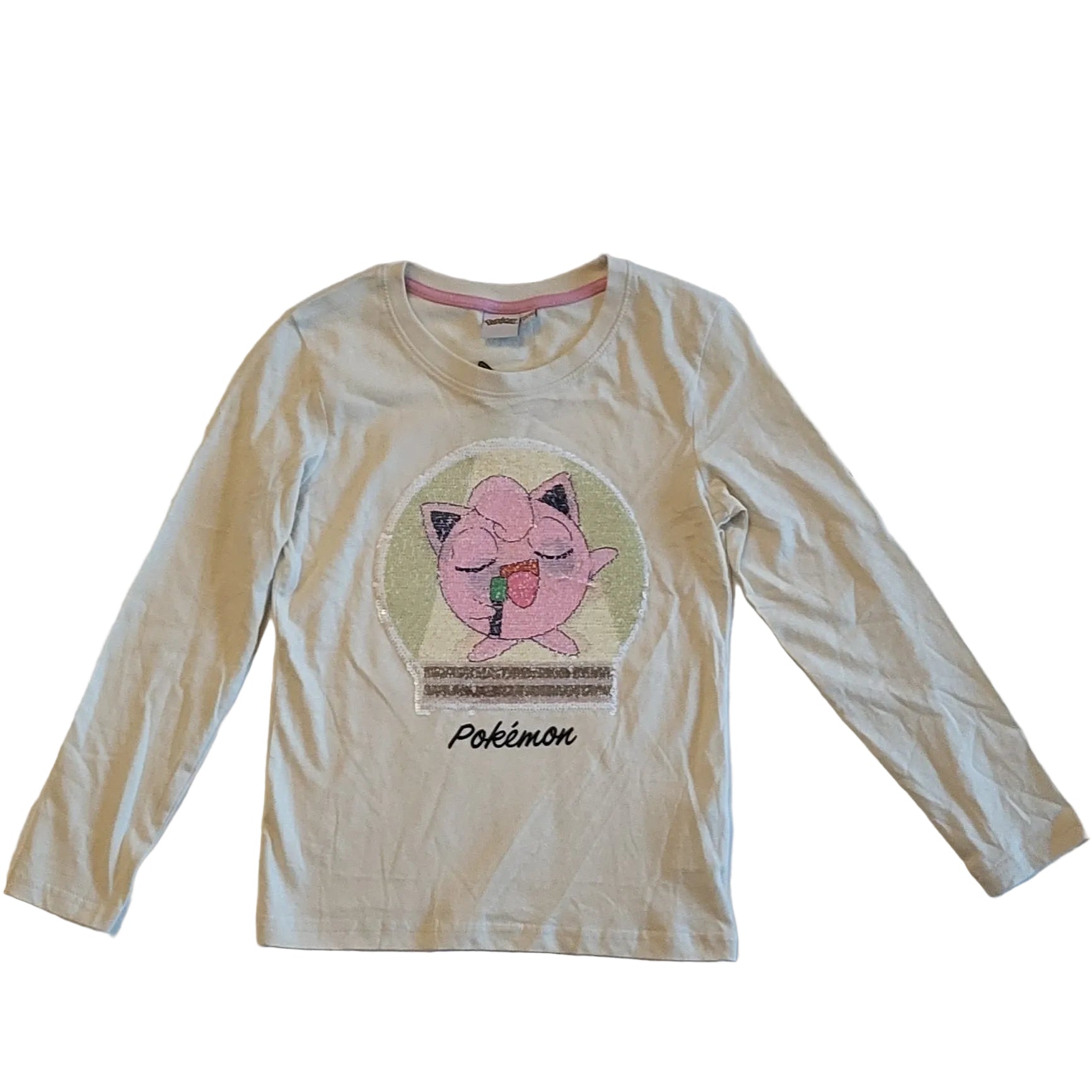 Pokémon - Sweatshirt - Mädchen mit Pailletten-Wendemotiv Pummeluff