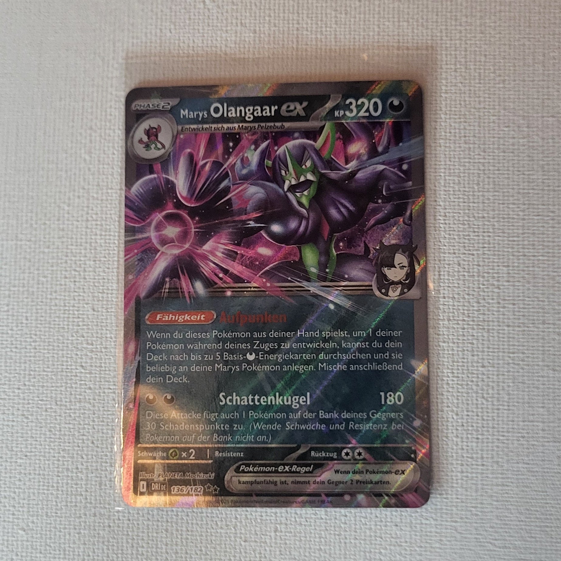 Pokémon – Marys Olangaar ex 136/182