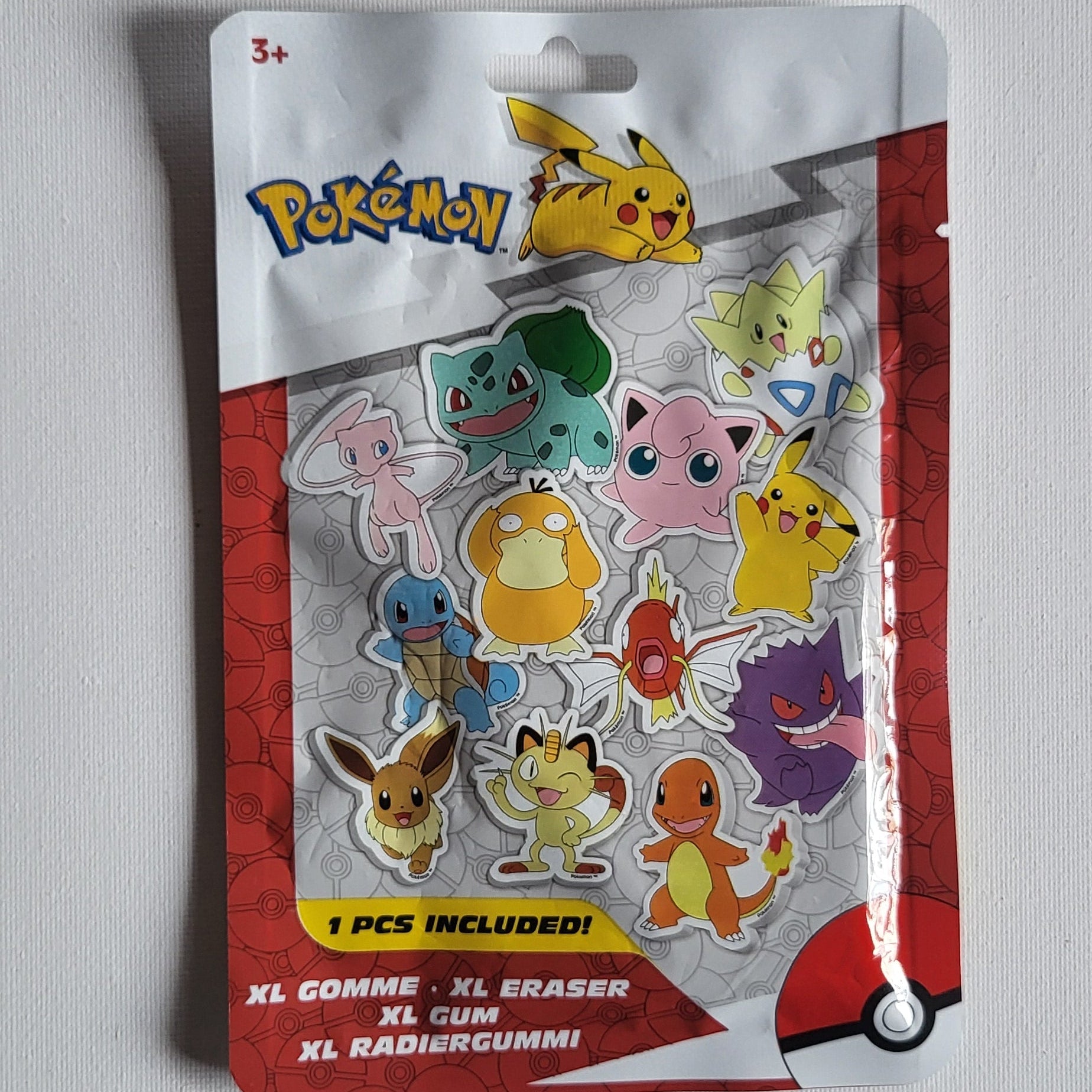 Pokémon XL Radiergummi – Überraschungsfigur – Neu & OVP