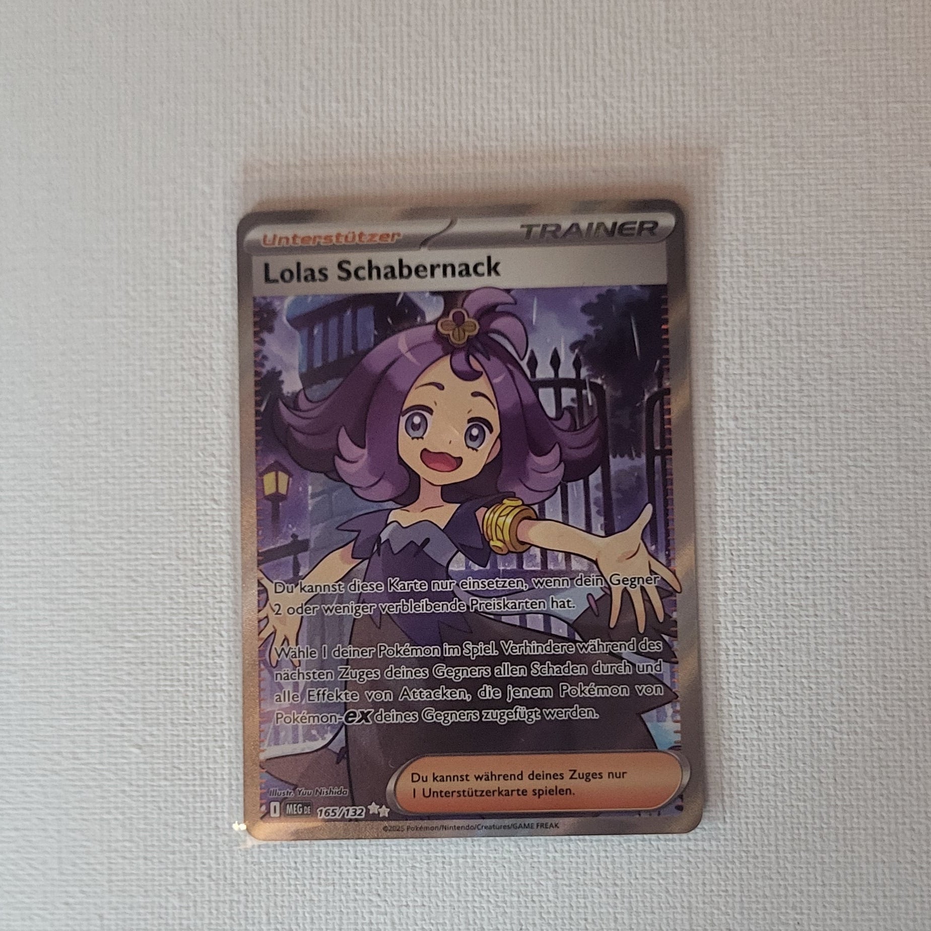 Pokémon – Lolas Schabernack – 165/132 – Full Art Secret Rare – Near Mint