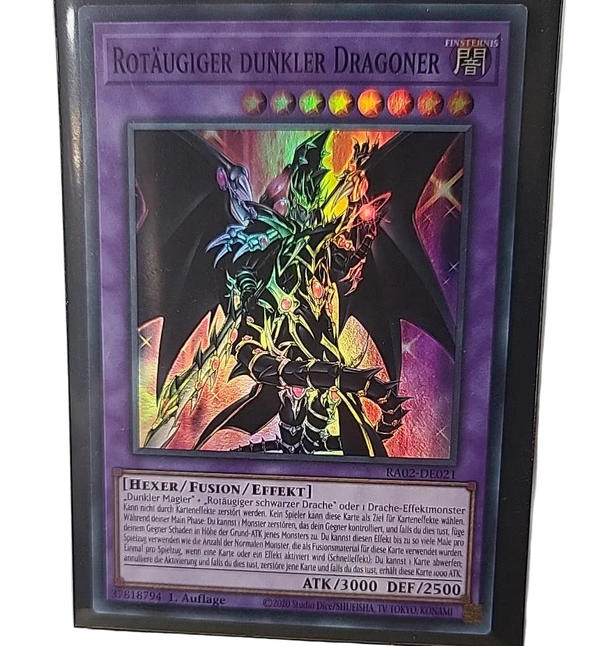 Rotäugiger Dunkler Dragoner RA02-DE021 Super Rare Deutsch Yu-Gi-Oh!