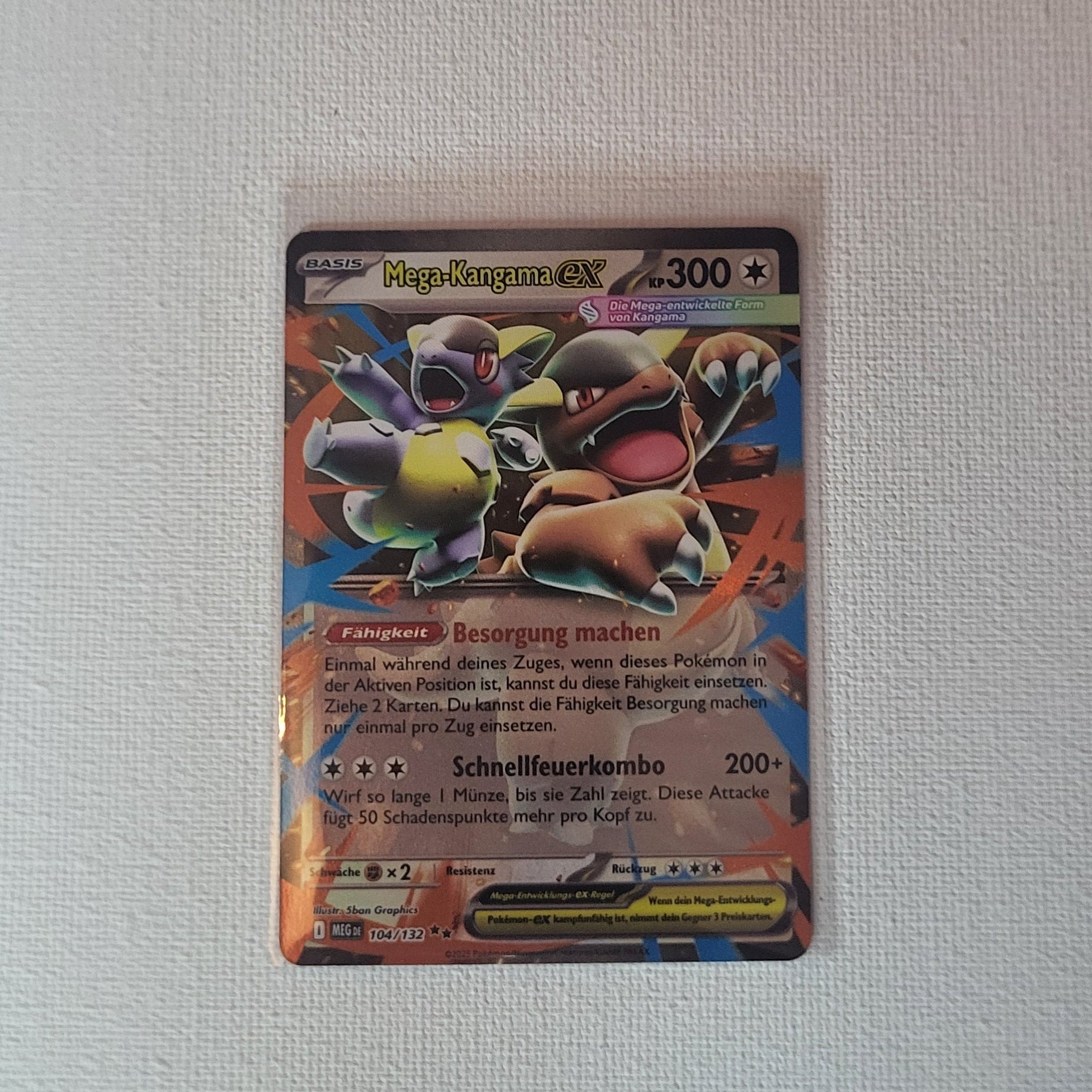 Pokémon – Mega-Kangama ex – 104/132 – Ultra Rare – Near