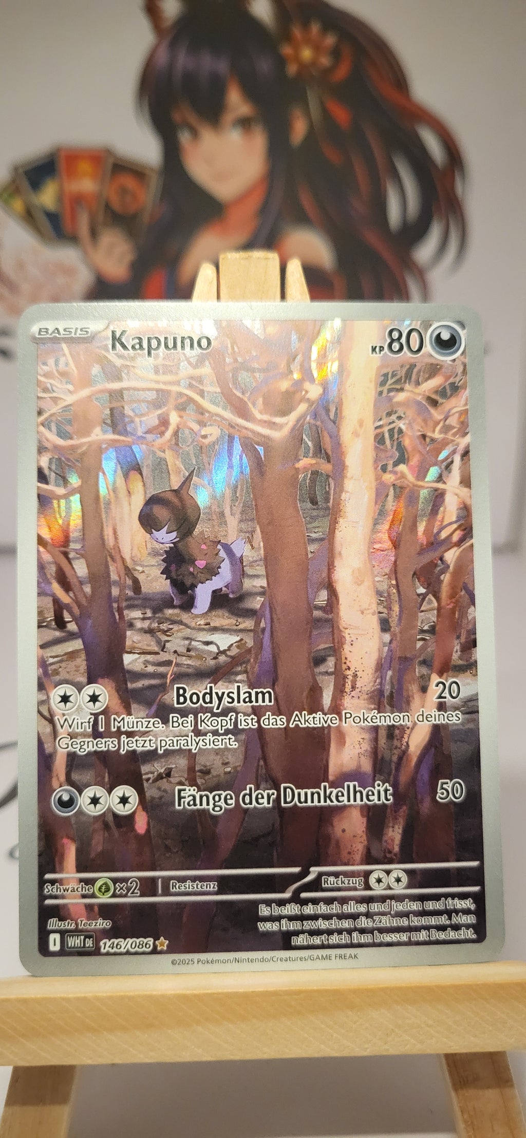 Pokémon Kapuno 146/086 – Weiße Flammen – Illustration Rare – Deutsch – Near Mint