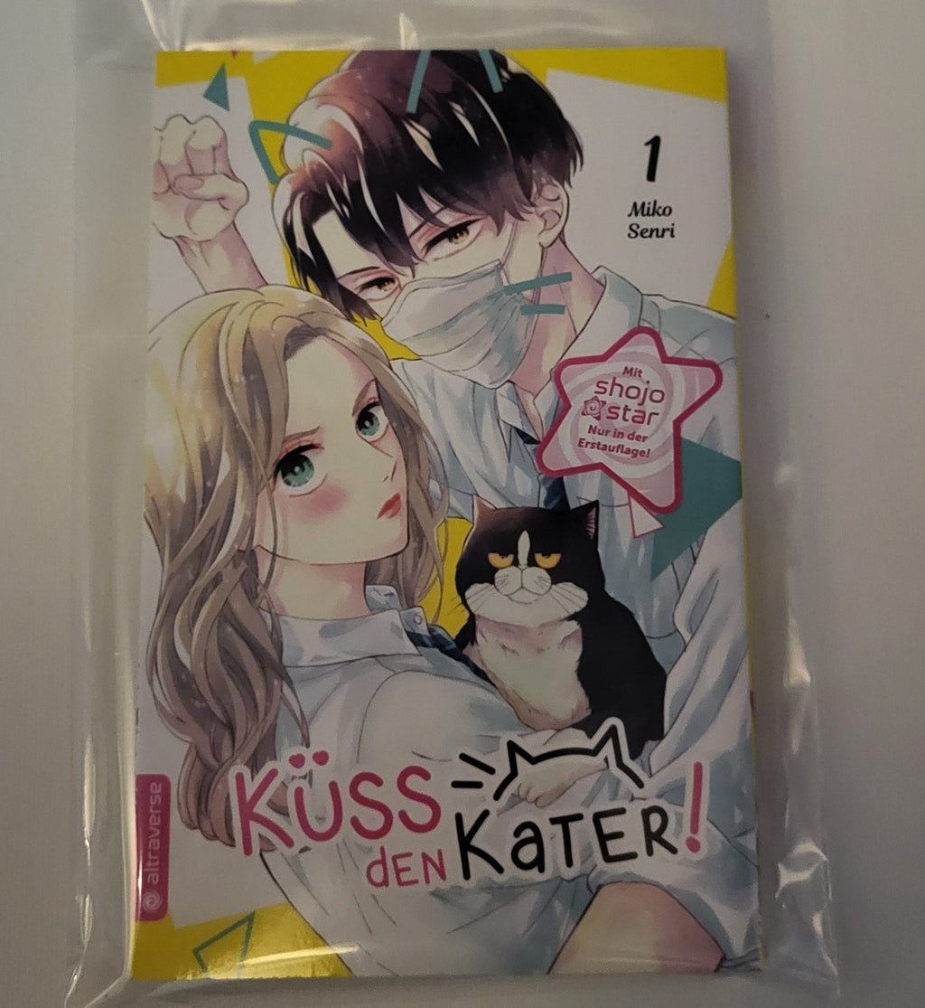 Küss den Kater! – Band 1 Erstauflage inkl. Shojo Star – Miko Senri – Deutsch – Gebraucht