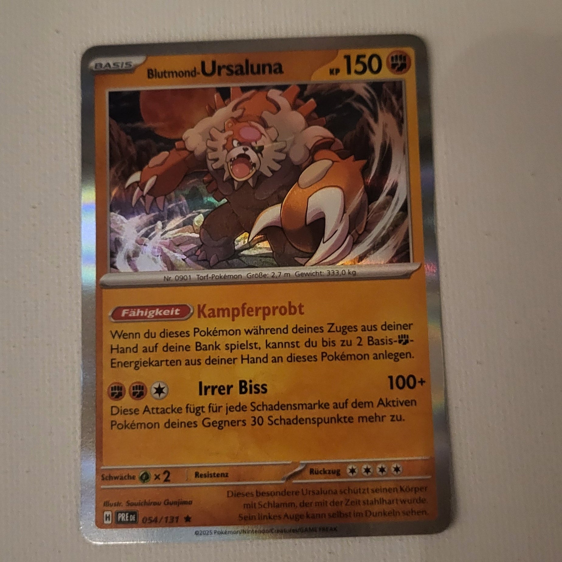 Pokémon – Blutmond-Ursaluna – Holo – Gewalten der Zeit – 054/131