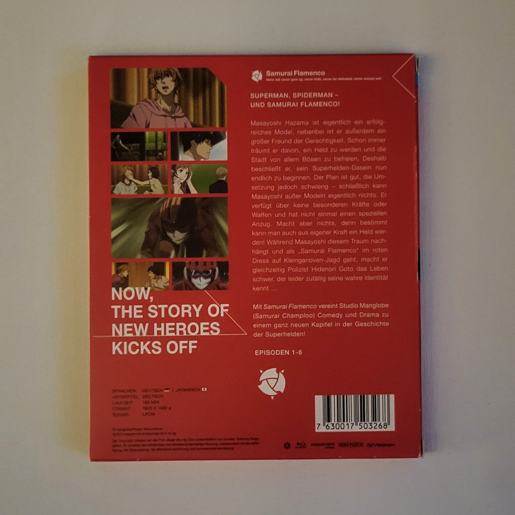 Samurai Flamenco – Volume 01 Blu-ray – Episoden 1–6 – Gebraucht