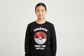 Pokémon Sweatshirt - Schwarz - Mädchen – Pailletten Wendemotiv Pikachu