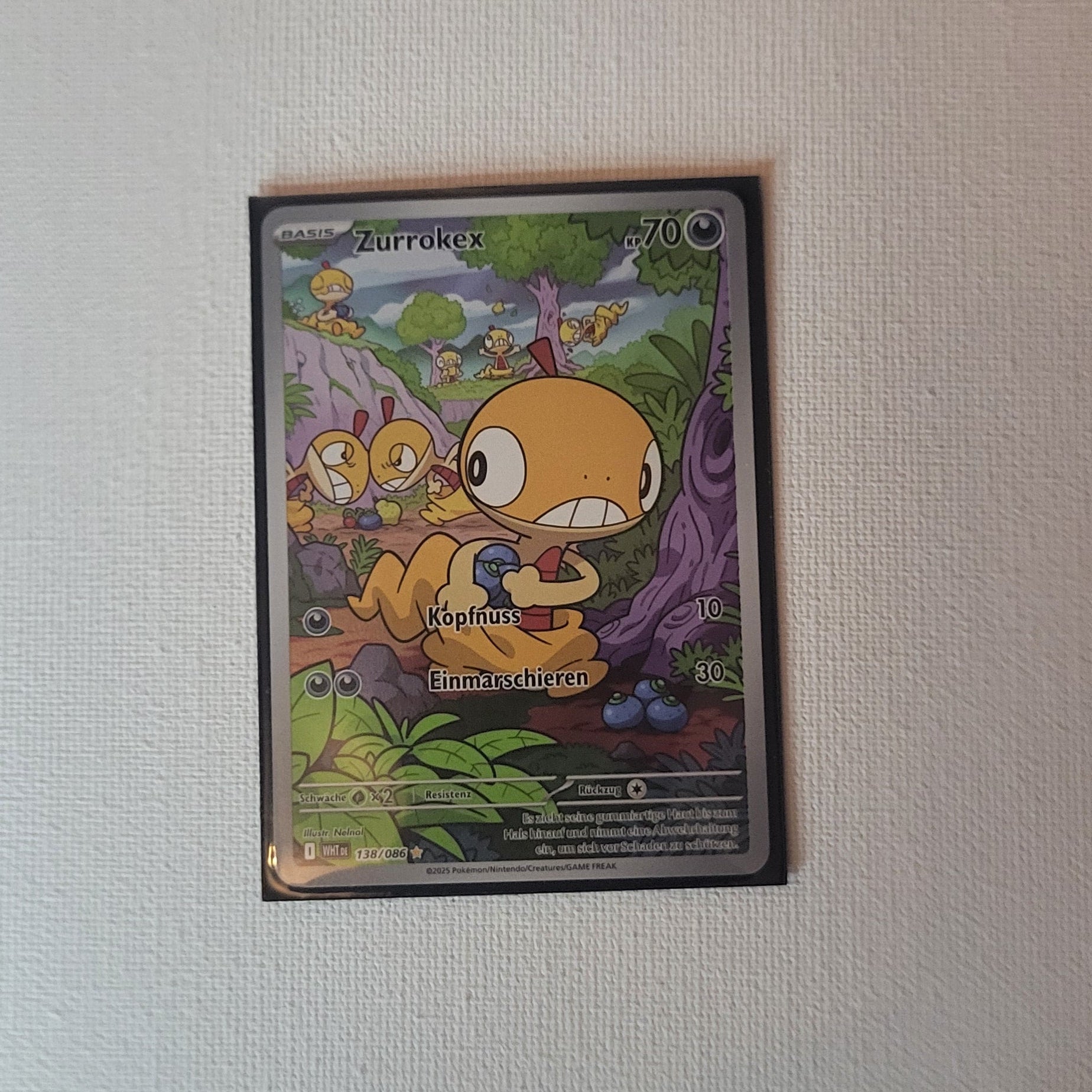 Pokémon Karte – Zurrokex 138/086 Illustration