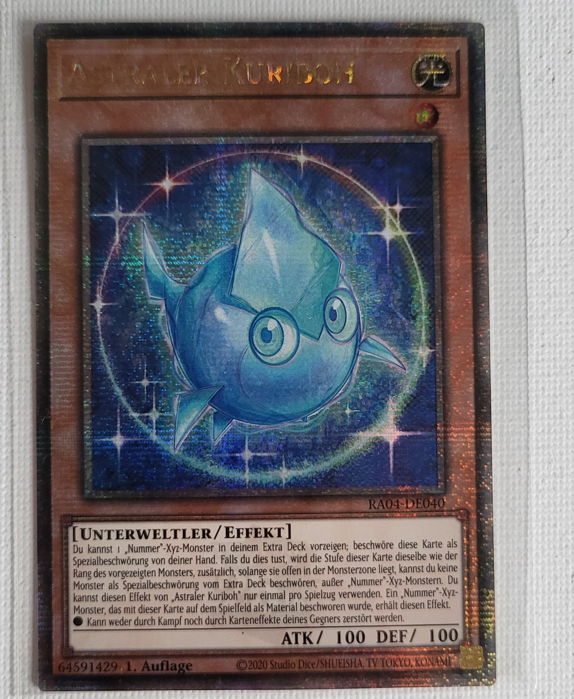 Yu-Gi-Oh! Astraler Kuriboh (RA04-DE040) – Near Mint