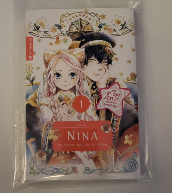 Nina – Die Sterne sind dein Schicksal – Band 1 Erstauflage inkl. Shojo Star – Rikachi – Deutsch – Gebraucht