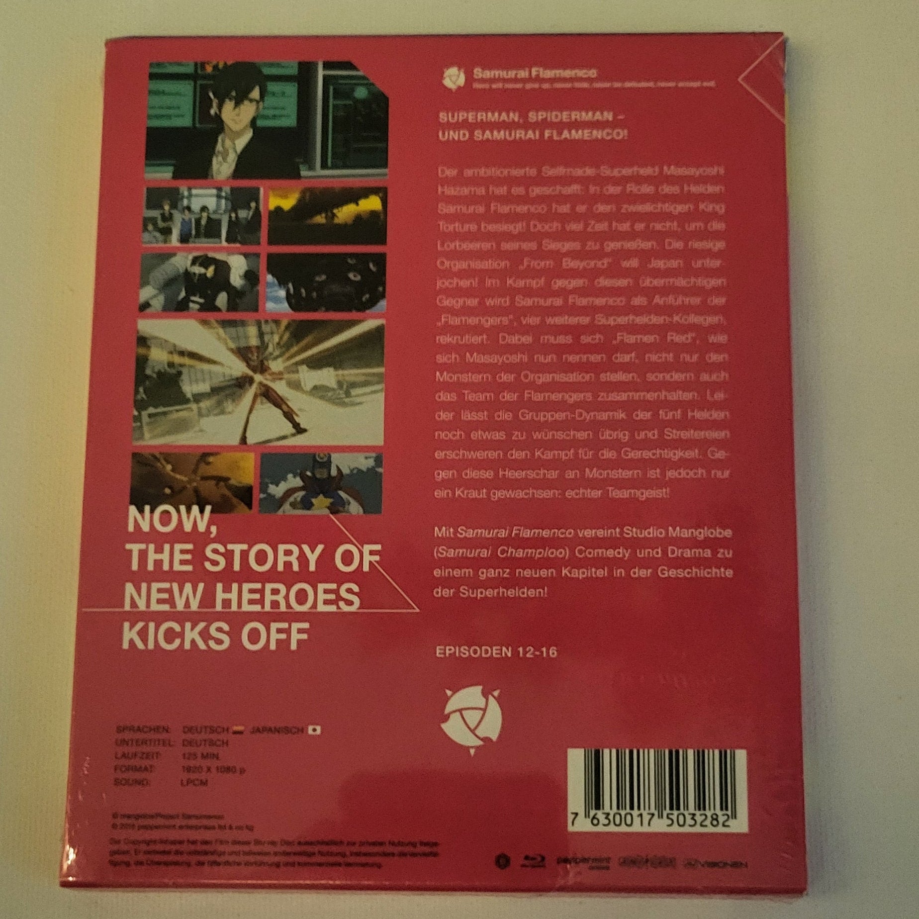 Samurai Flamenco – Volume 3 – Blu-ray – Neu & OVP (verschweißt)