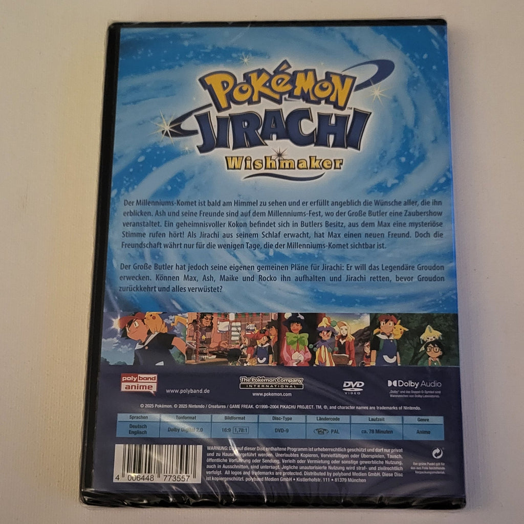 Pokémon – Jirachi Wishmaker – Der Film – DVD – Neu & OVP (verschweißt)