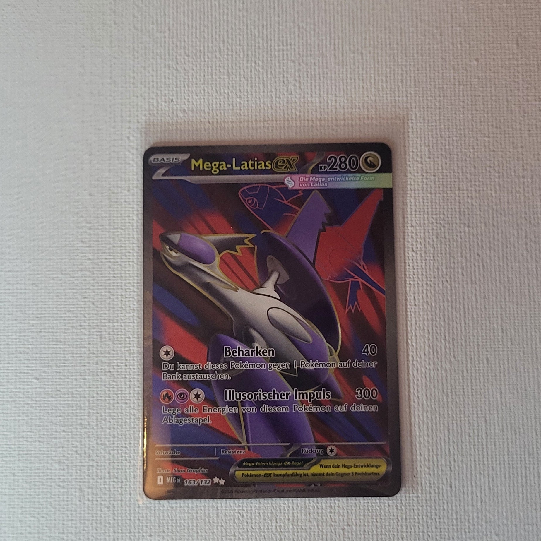 Pokémon – Mega-Latias ex – 163/132 – Full Art Secret Rare – Near Mint