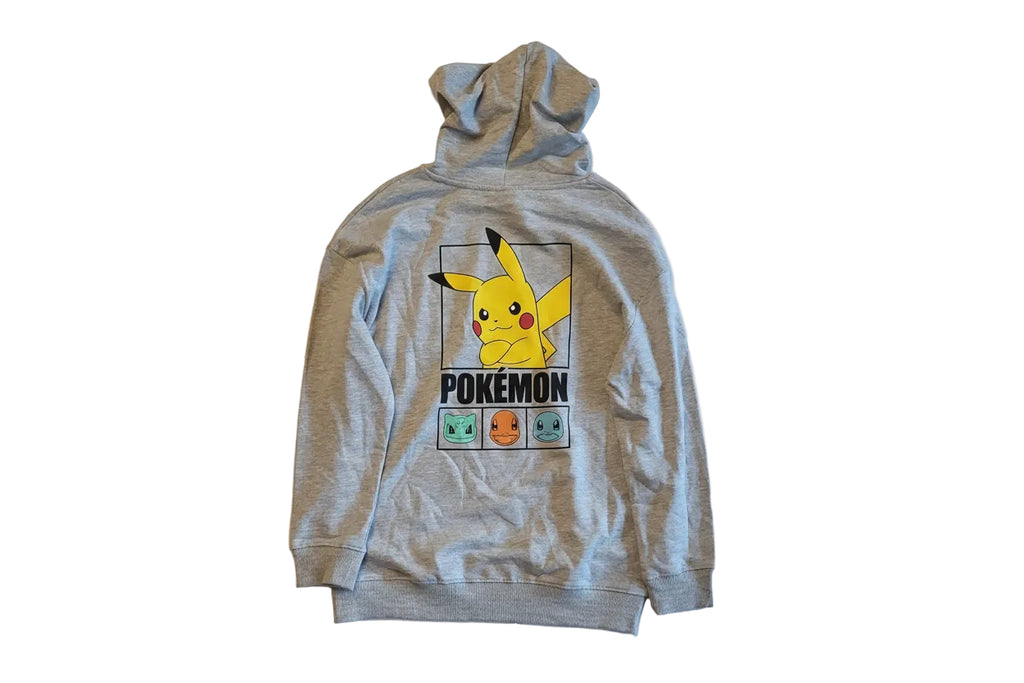 Pokémon Hoodie Jungen – Grau – Pikachu Print