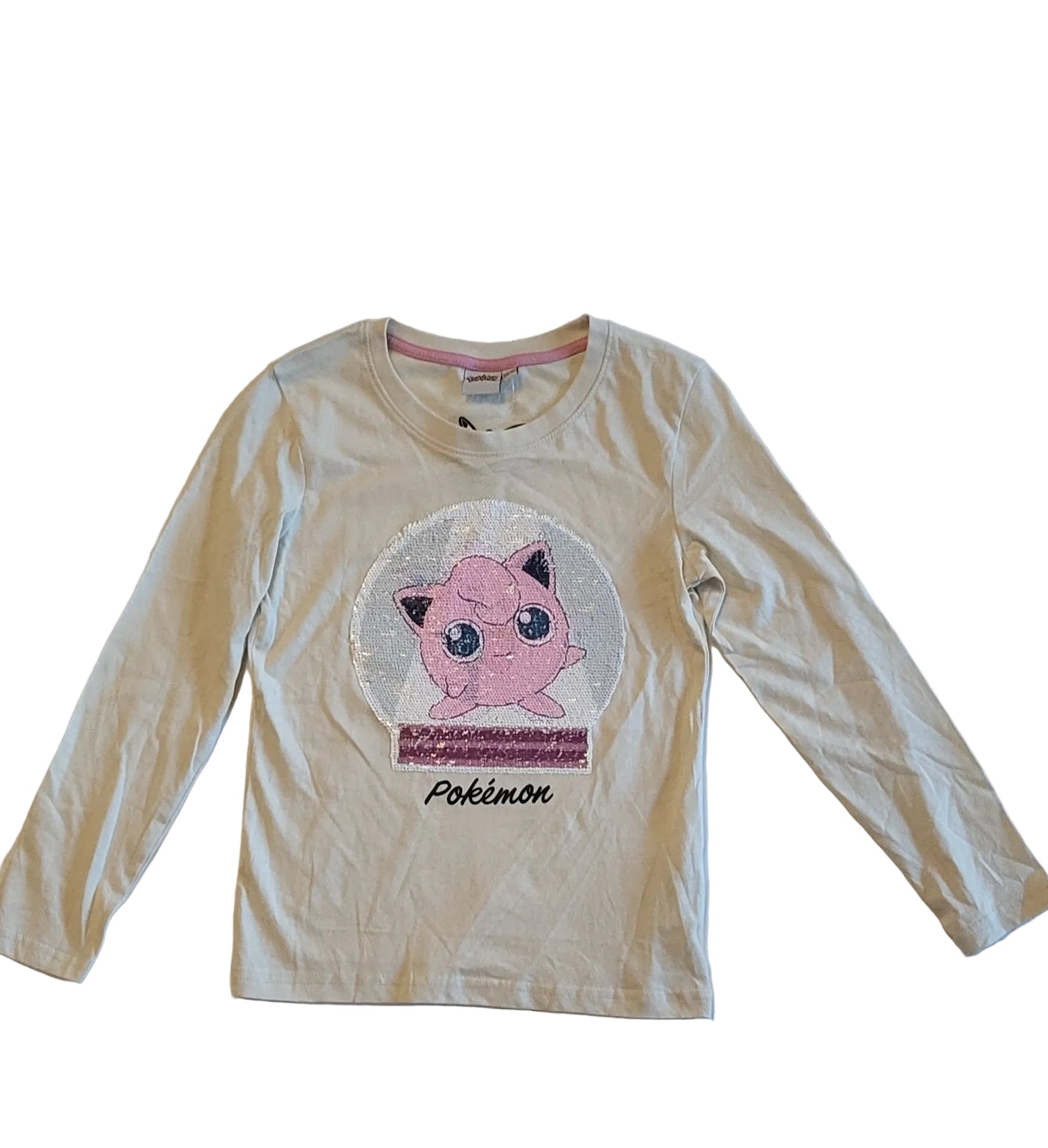Pokémon - Sweatshirt - Mädchen mit Pailletten-Wendemotiv Pummeluff